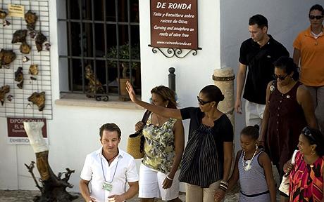 Michelle Obama Spain trip